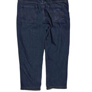 Navy blue work wear jeans‎